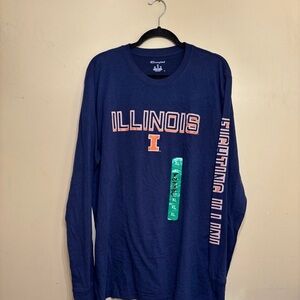 Champion University of Illinois Long Sleeve Shirt Size XL